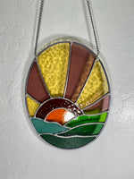 Beams - Green Sunset