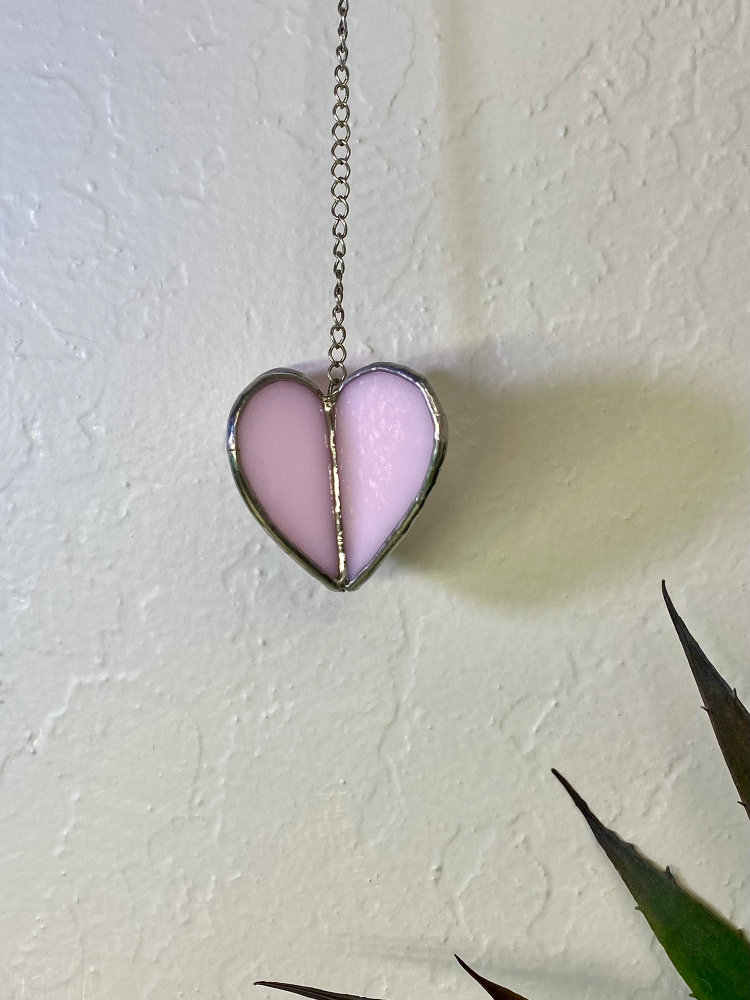 Heart Hanger - Powder Pink
